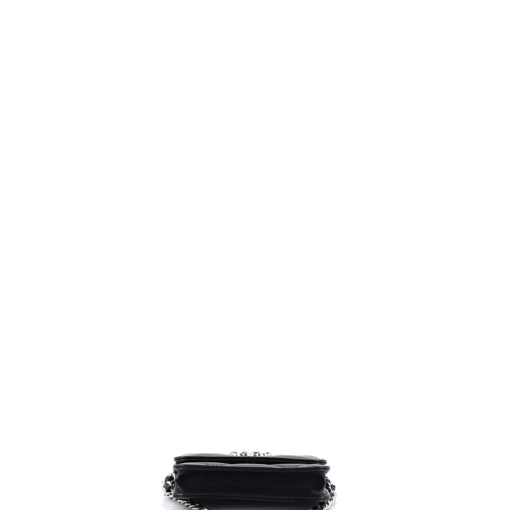 Chanel 19 Card Holder On Chain Quilted #258209C19B - Picture 5 of 7